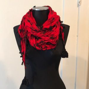 Betsey Johnson Guns Scarf